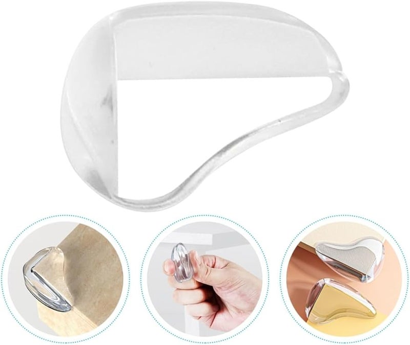 GLEAVI 20 قطعة واقيات أركان الأثاث الشفافة مانعات التصادم واقيات الحواف الآمنة - Image 3